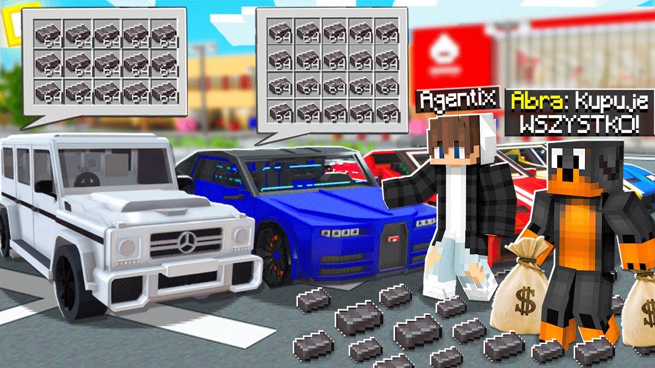 WYKUPIŁEM CAŁY NOWY SKLEP AGENTIXA w GALERII HANDLOWEJ w Minecraft! 🤑