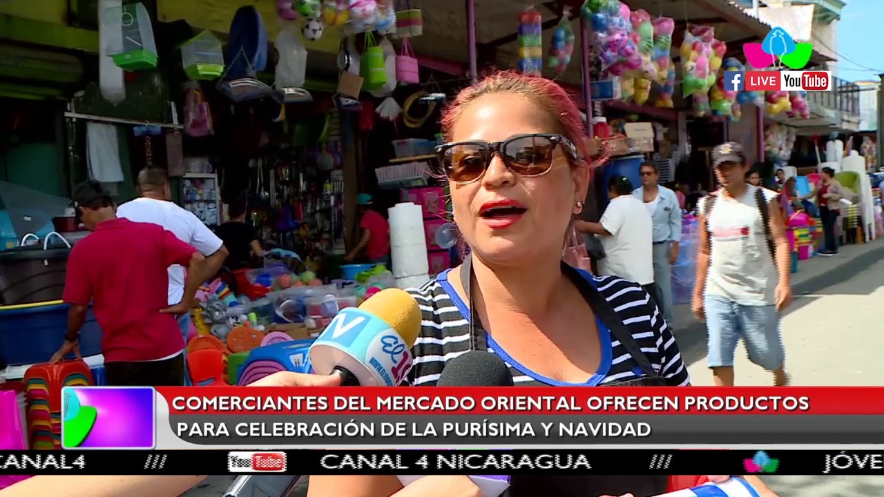 Multinoticias| Comerciantes del Mercado Oriental ofrecen productos para la Pur&iacute;sima y la Navidad
