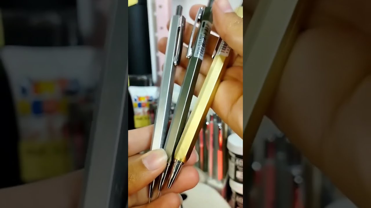 &iexcl;Vas a querer tener uno de esto! Portaminas hexagonales