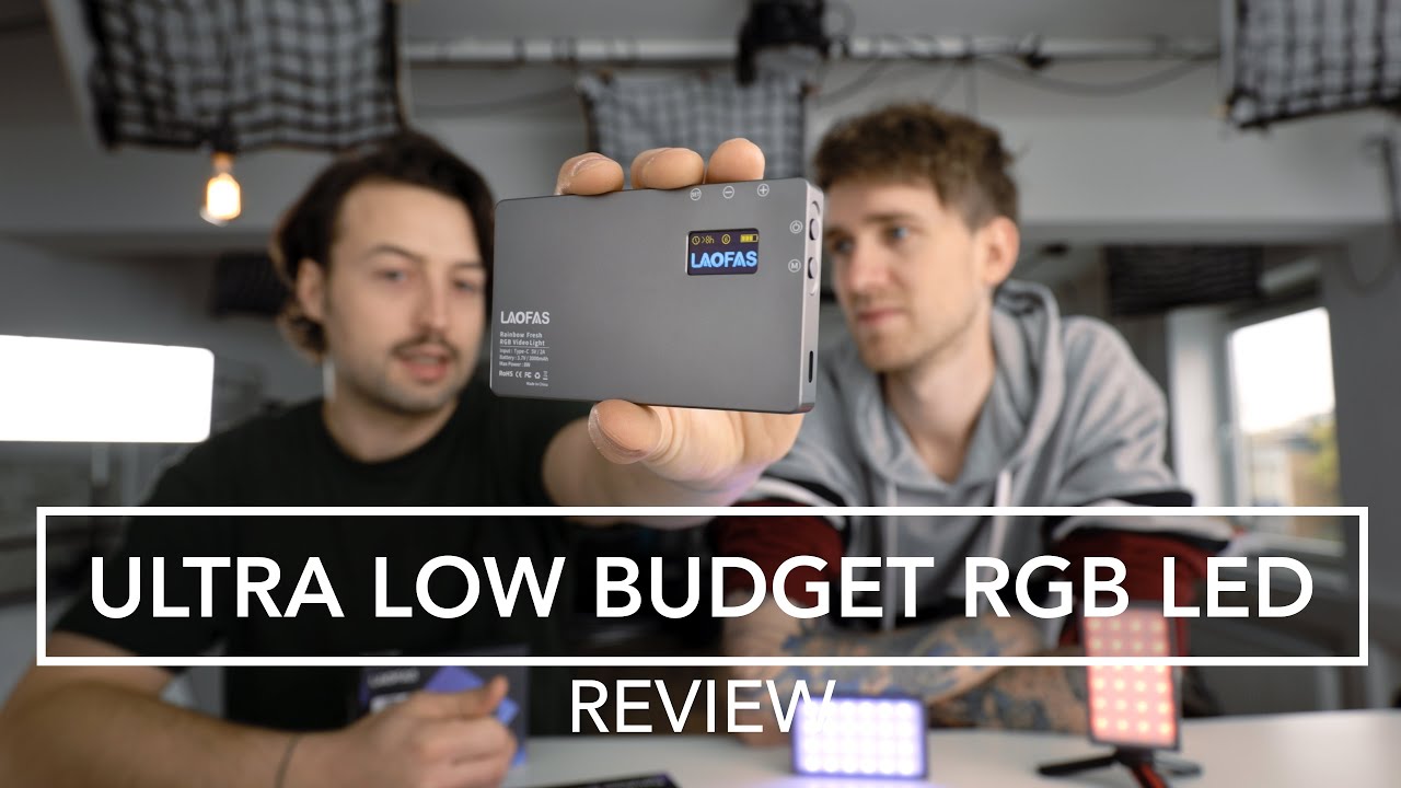 Ultra Low-Budget RGB LED Licht |&nbsp;LAOFAS Rainbow Fresh |&nbsp;Review