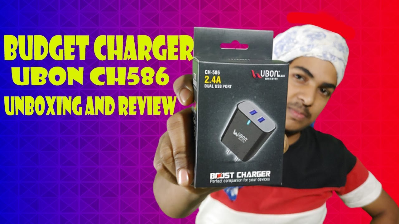 UBON CH-586 fast charger unboxing and review/ 2022 ka budget charger.