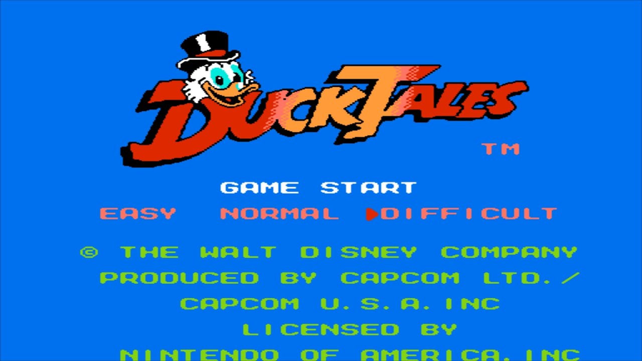 DuckTales (NES) - Difficult Difficulty Clear - No Deaths