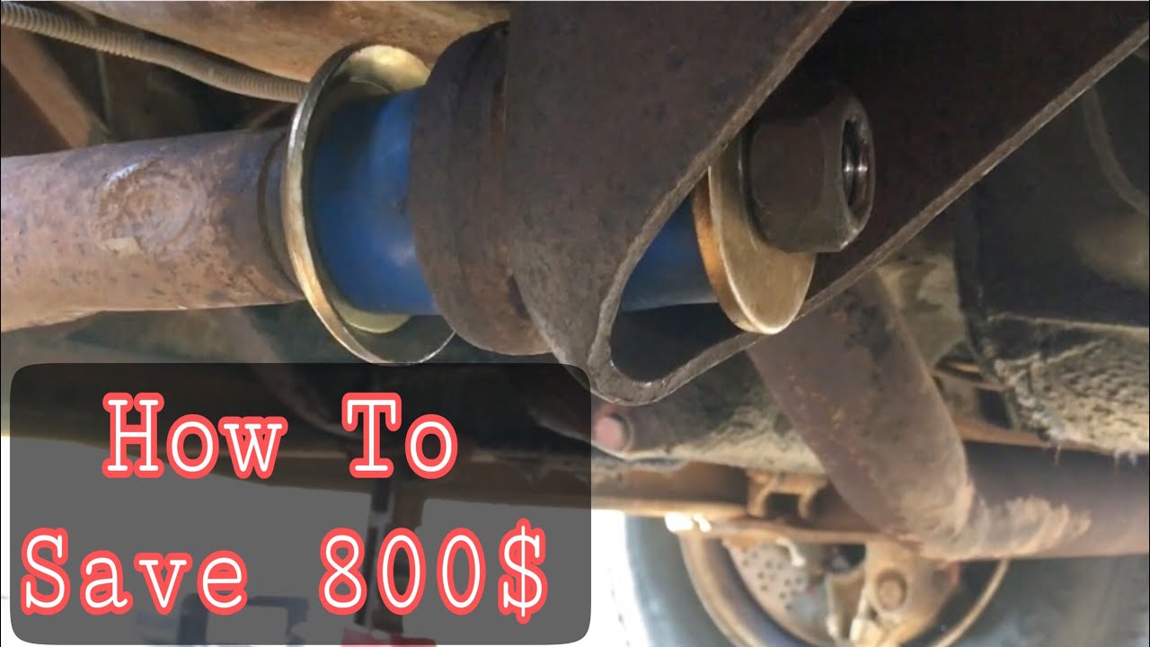 How to install Radius Arm Bushings on a Ford E350 Camper
