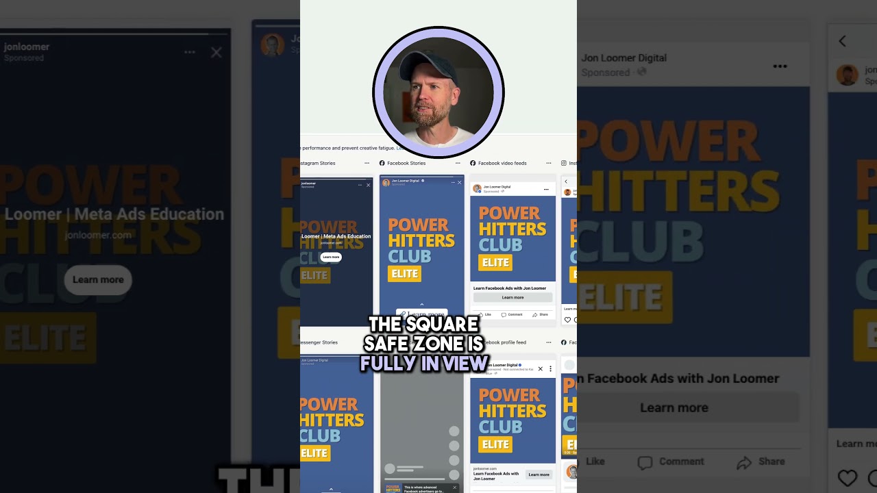 Safe Zone Template for All Meta Ads Placements