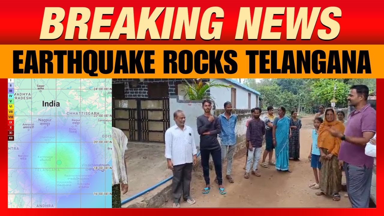 Telangana Earthquake: 5.3 Magnitude Earthquake Hits Mulugu | News9