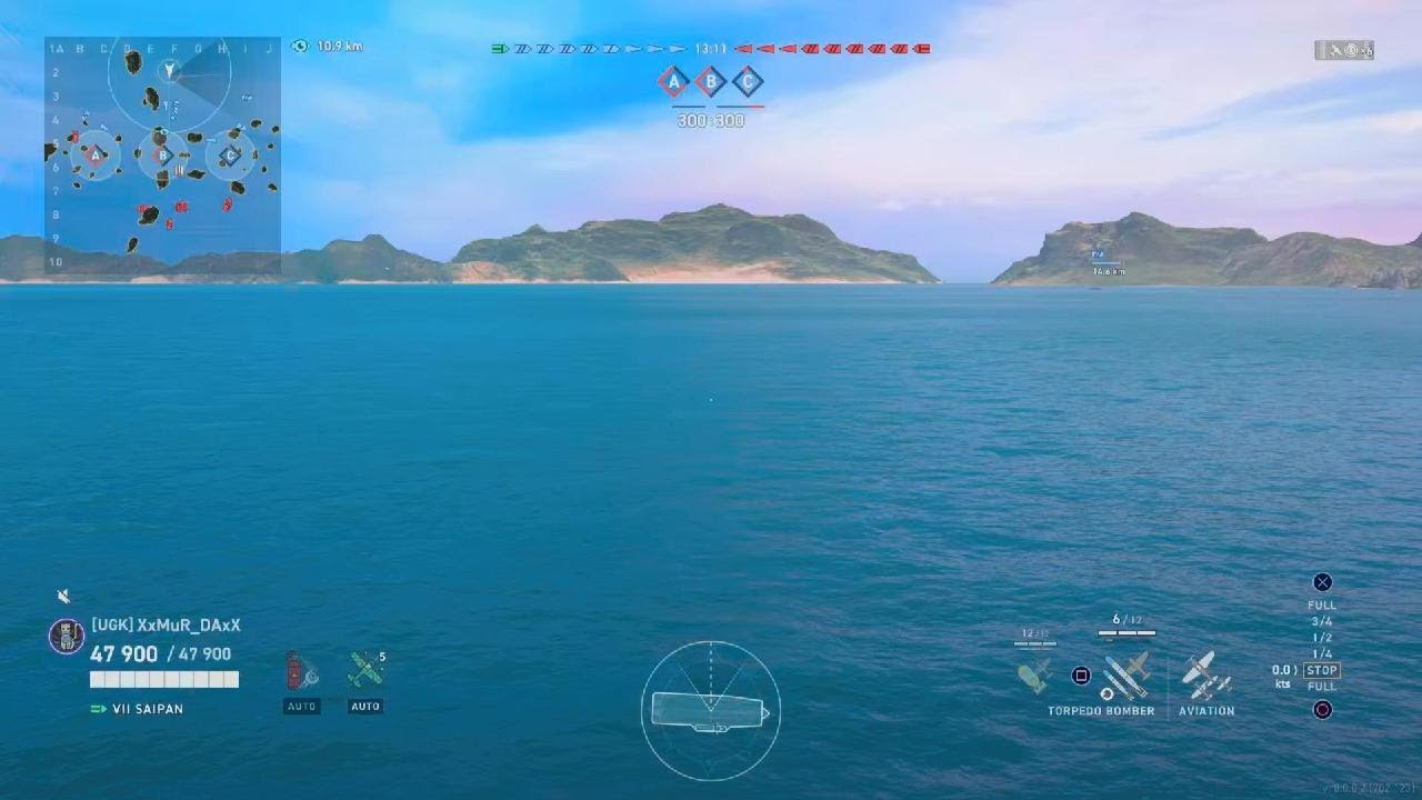 Saipan  aircraft carrier butchered