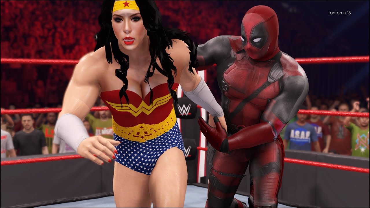 Wonder Woman vs. Deadpool - WWE 2K22 - Superhero Fights 💎