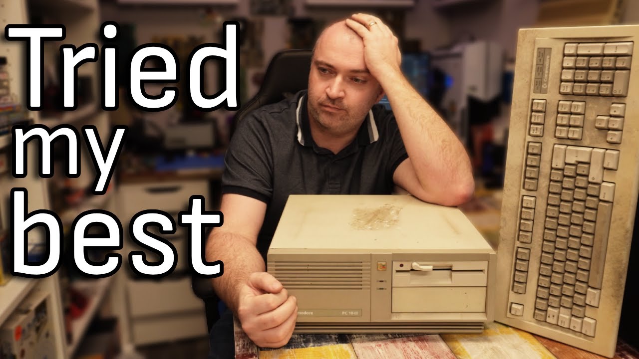 How NOT to repair a Commodore PC10-III