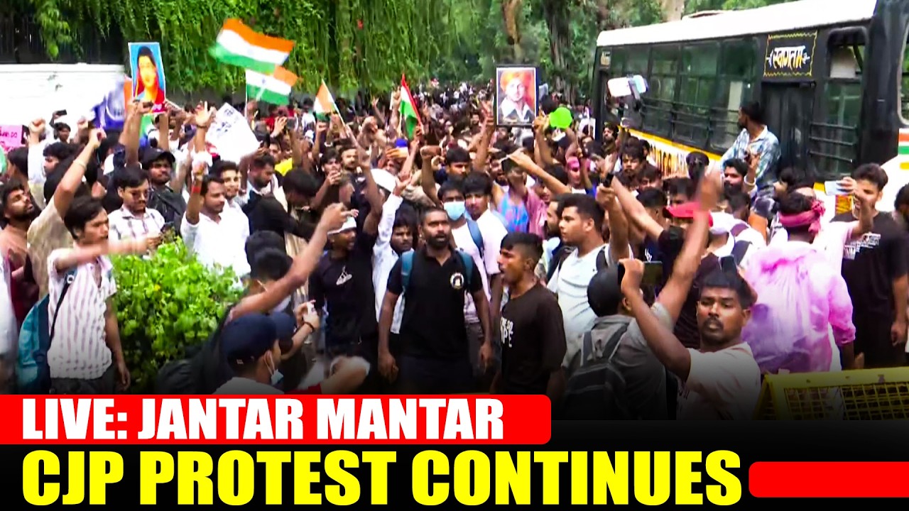LIVE: CJP Protest Shows No Signs of Stopping I PM Modi I Abhijeet Dipke