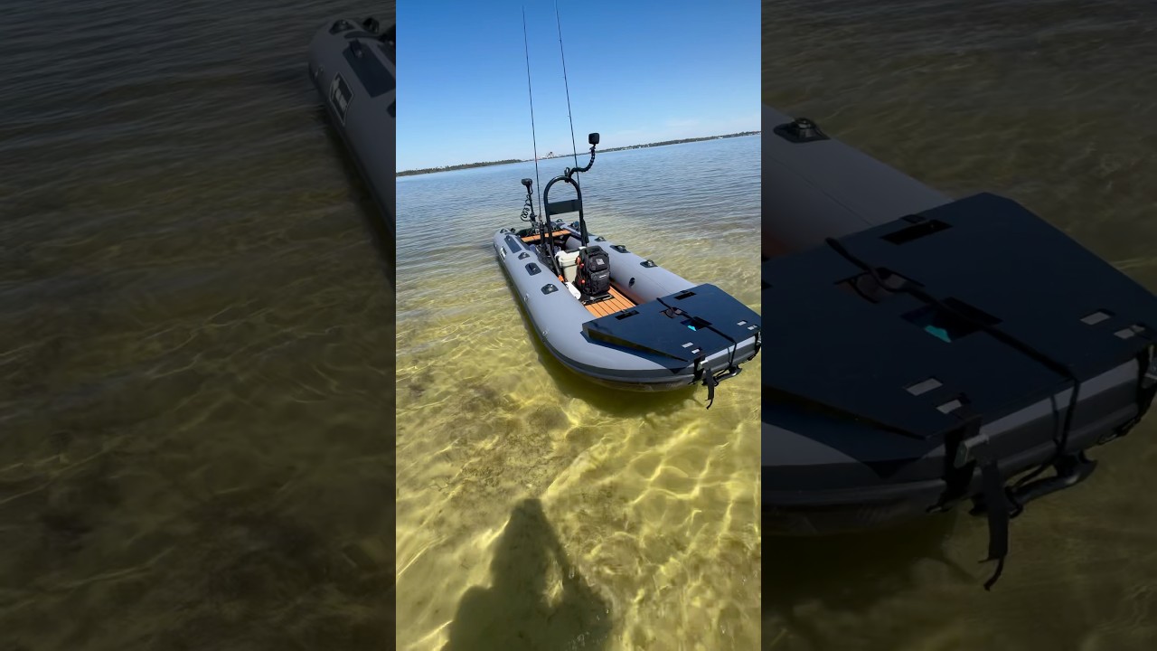 This $3k Inflatable Skiff is INSANE🤯 #fishing #boating #boat