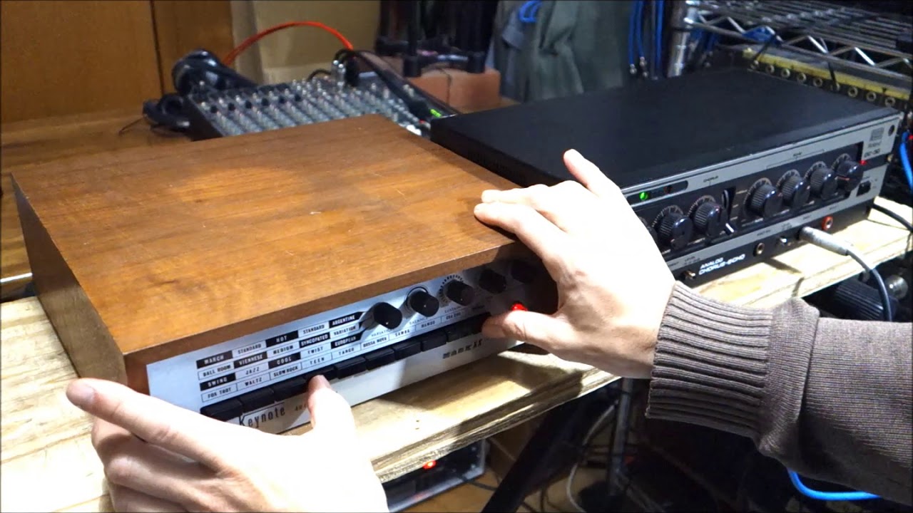 Keynote MR-101 Mark XX  Auto Rhythm + Roland DC-30 Analog Echo test
