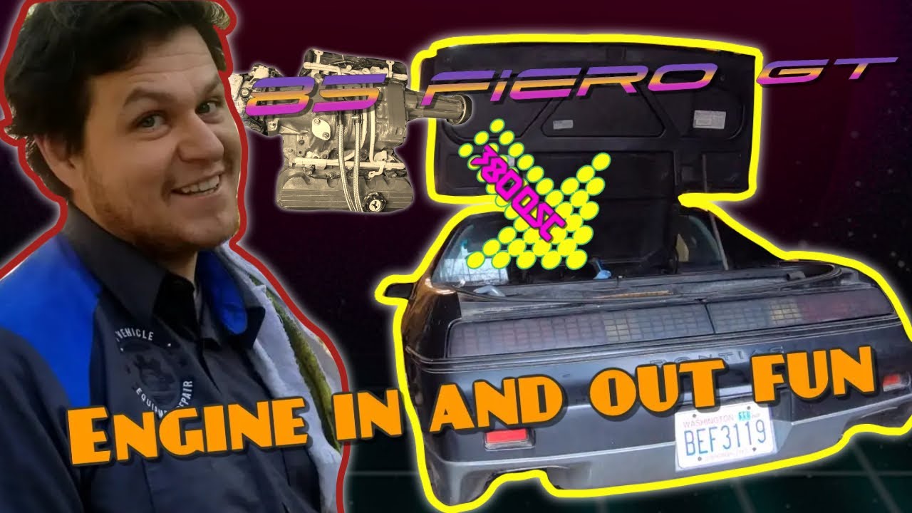 Problematic 85 Fiero GT 3800SC SWAP & F23 5 speed Manual | New Music!