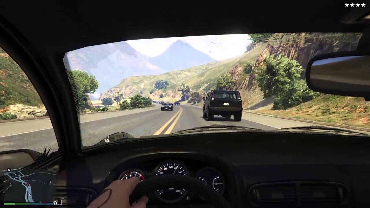 GTA V PS4 Police Chase