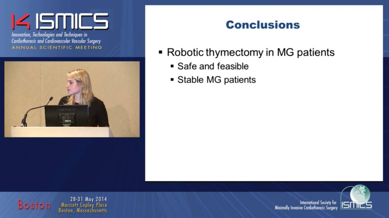 T7 Robotic Thymectomy in Patients with Myasthenia Gravis: Neurological and Surgical Outcome