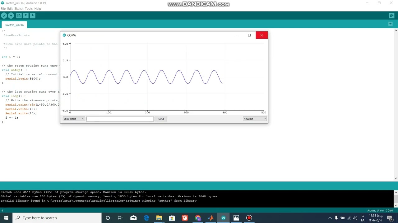Reading Serial port data and Arduino data in MATLAB