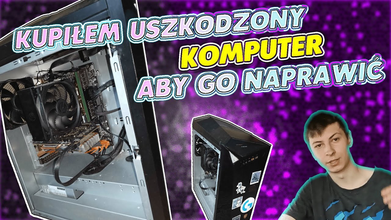 Kupiłem Uszkodzony Komputer za 800ZŁ! Aby Go Naprawić!