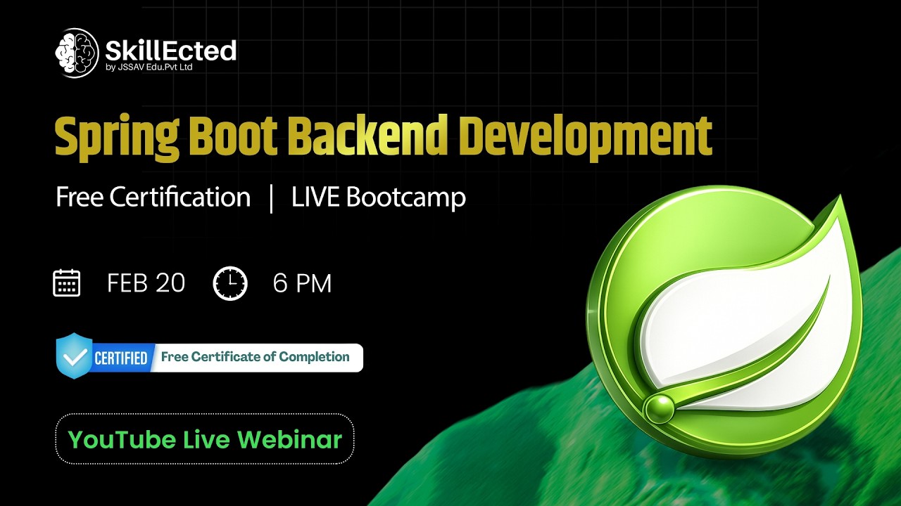 Spring Boot Backend Development Bootcamp