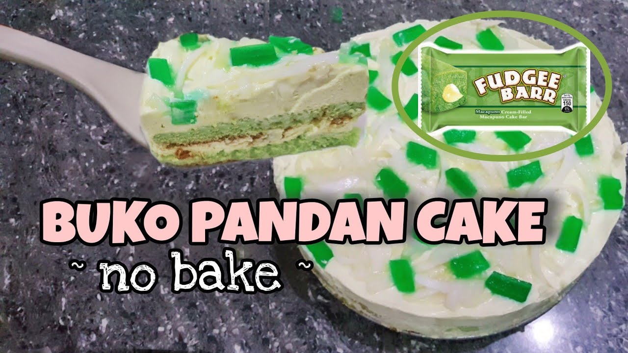 ANG DALING GAWIN NITO NO BAKE BUKO PANDAN CAKE || GAWA SA FUDGEE BARR BUKO PANDAN CAKE