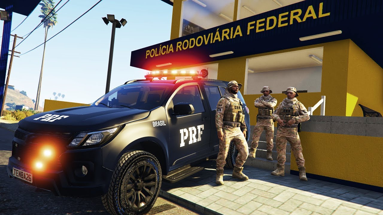 FUROU BLOQUEIO DA PRF + PERSEGUIÇÃO | GTA 5 VIDA POLICIAL