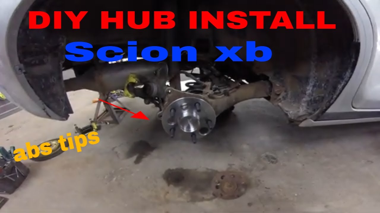 Сделай сам... Замена задней ступицы на Toyota Scion XB 2008 года, а также устранение неполадок с ...