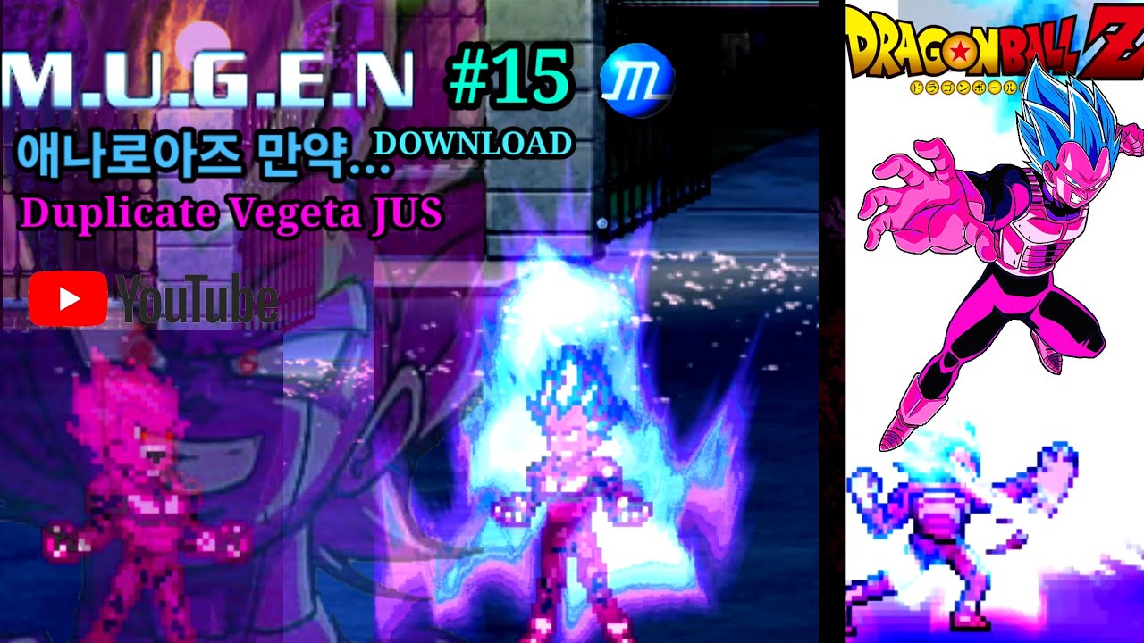 Duplicate Vegeta JUS Created Dragon Ball Mugen Char -DOWNLOAD-