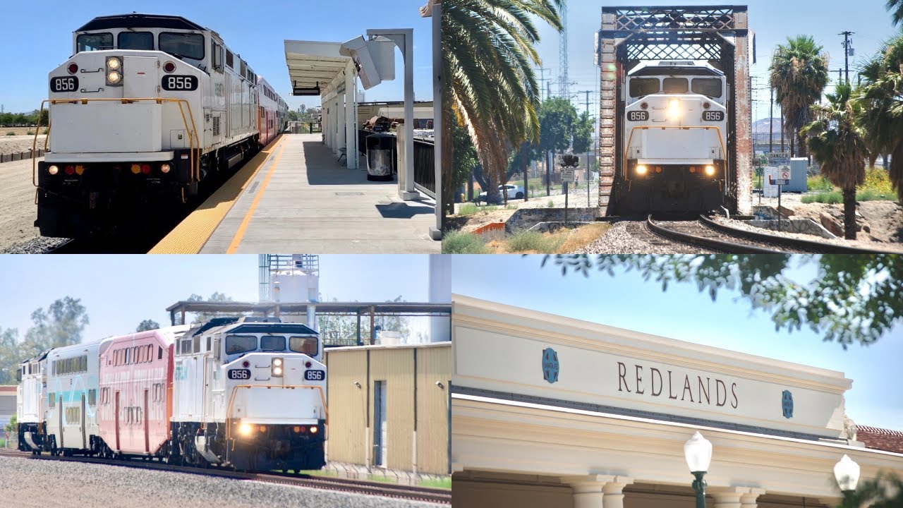 Redlands Train Testing! Metrolink F59PHRs SCAX 856 & 868 7/6/2022