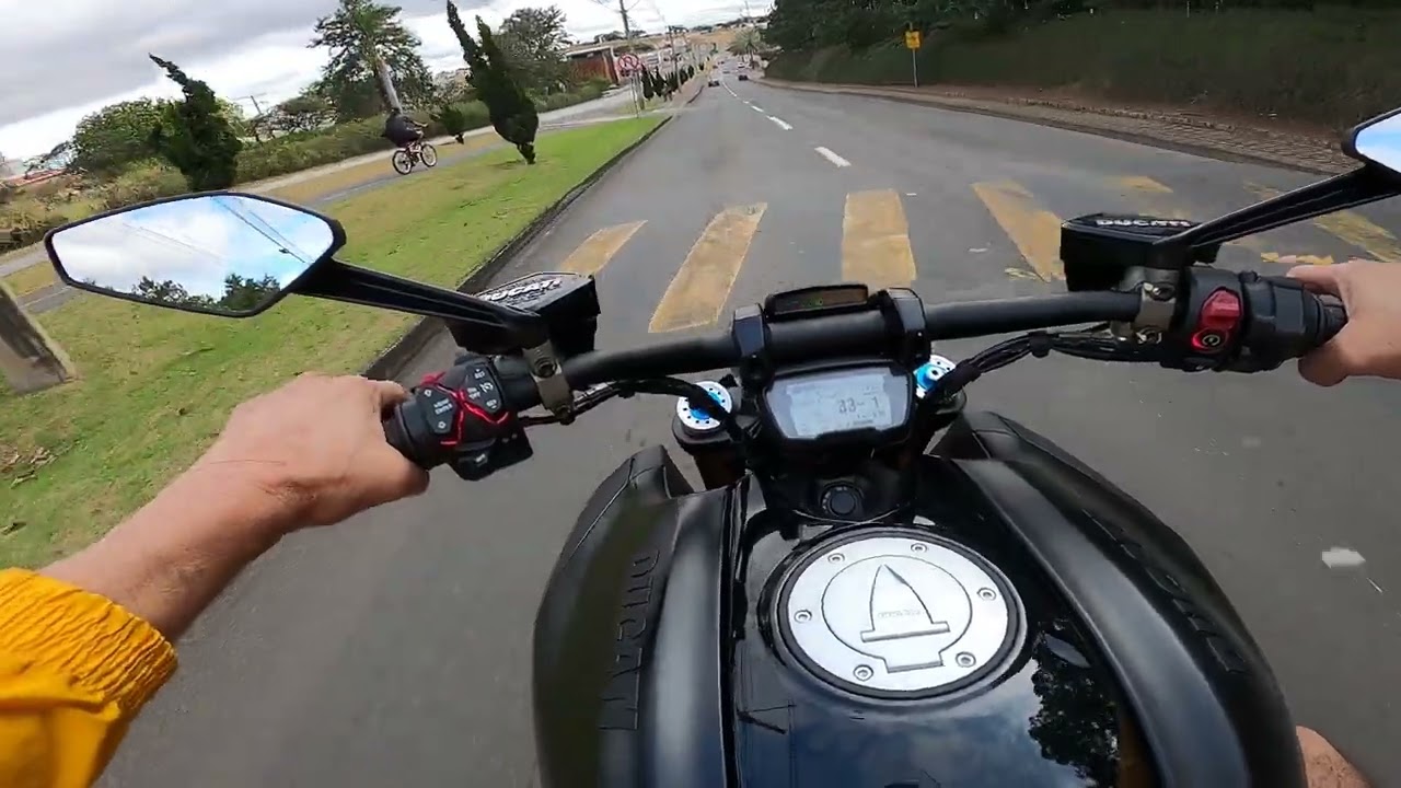 DUCATI DIAVEL 1260 S TEST RIDE PONTEIRAS ATALLA MEGAFONE AÇO INOX 304 BARULHO SENSACIONAL 26-08-2023