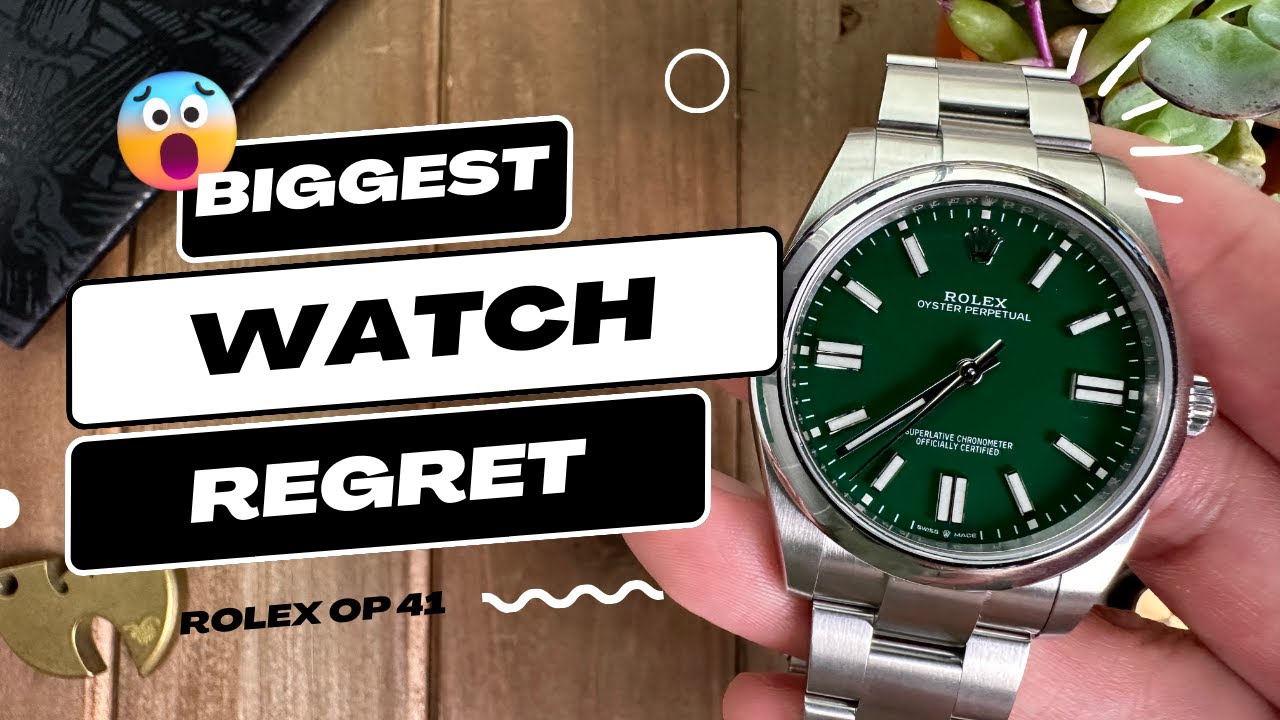 Моё самое большое сожаление по поводу часов! Обзор Oyster Perpetual 41 в цвете Rolex Green!