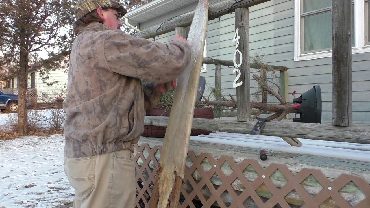 Tanning Furs and Hides with Freeze Scraping
