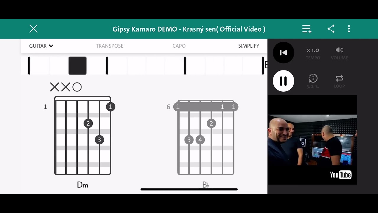 Gipsy kamaro demo krasný sen cover akordy