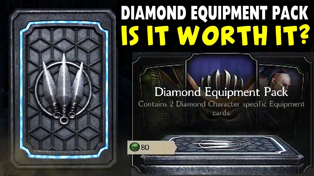 MKX Mobile 1.18. Huge Diamond Equipment Pack Opening. Is This Pack Good? Shao Kahn Helmet.