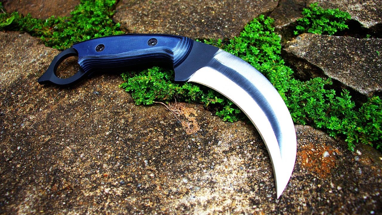 Making a Karambit knife from a Leaf Spring