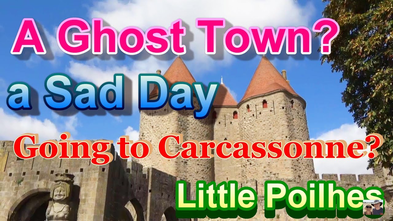 Canal Boat in France.Part 4.Boating on Canal Du Midi. A ghost town? Carcassonne. Little Poilhes.