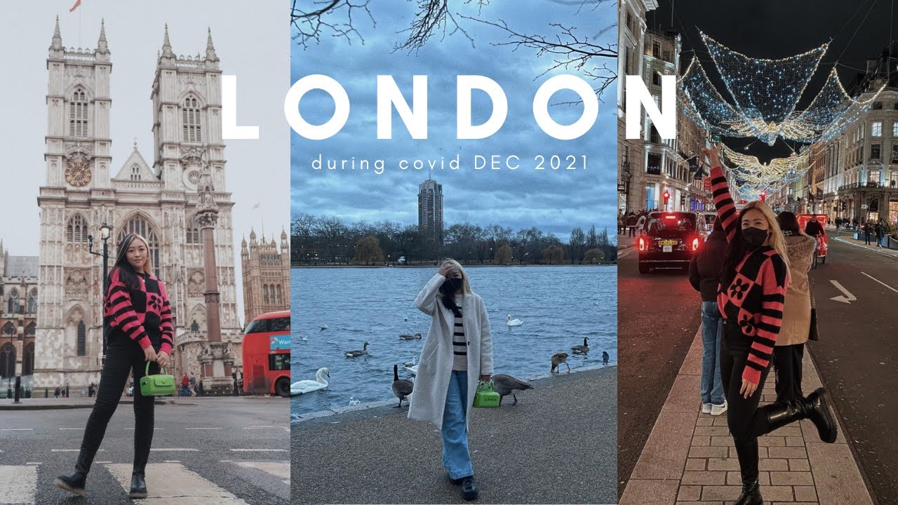 Solo London VLOG during covid - Wicked Musical & 2021 Christmas lights | Esthercwy