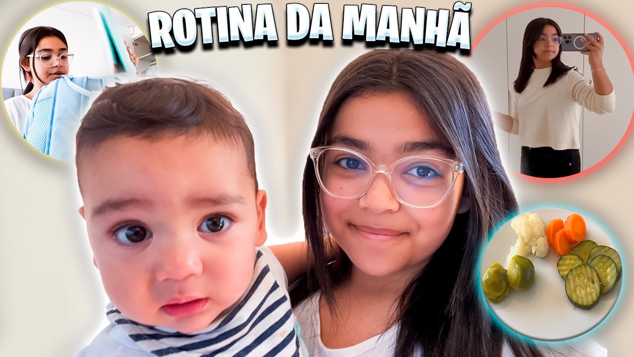 VLOG MINHA ROTINA DA MANHÃ PRA ESCOLA