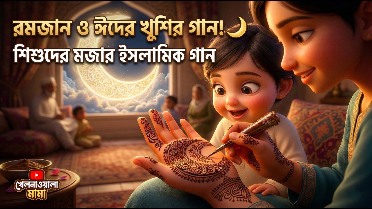 রমজান ও ঈদের খুশির গান! 🌙 | শিশুদের মজার ইসলামিক গান | Ramadan & Eid Song for Kids