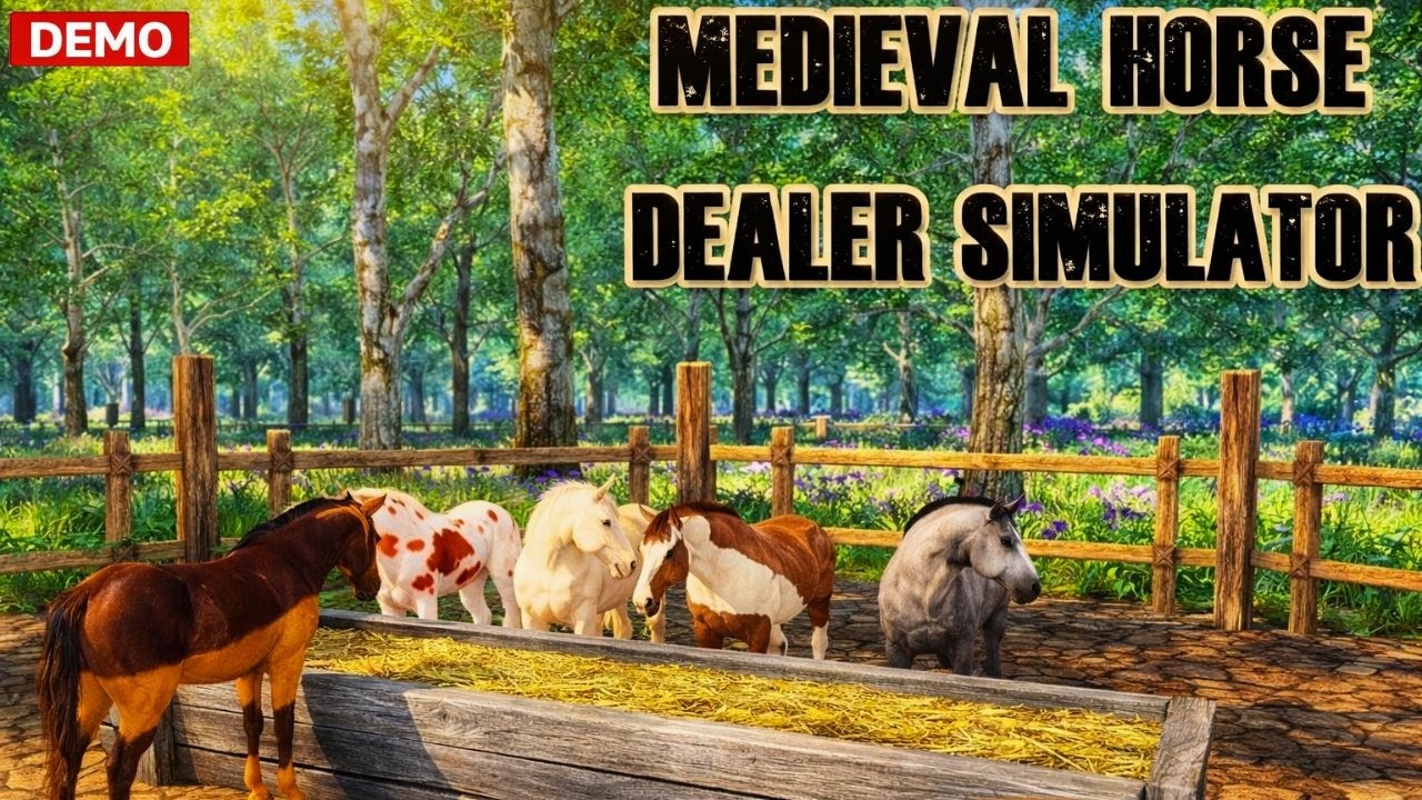 Первый взгляд на Medieval Horse Dealer Simulator (демо). Конный магнат в Средневековье))