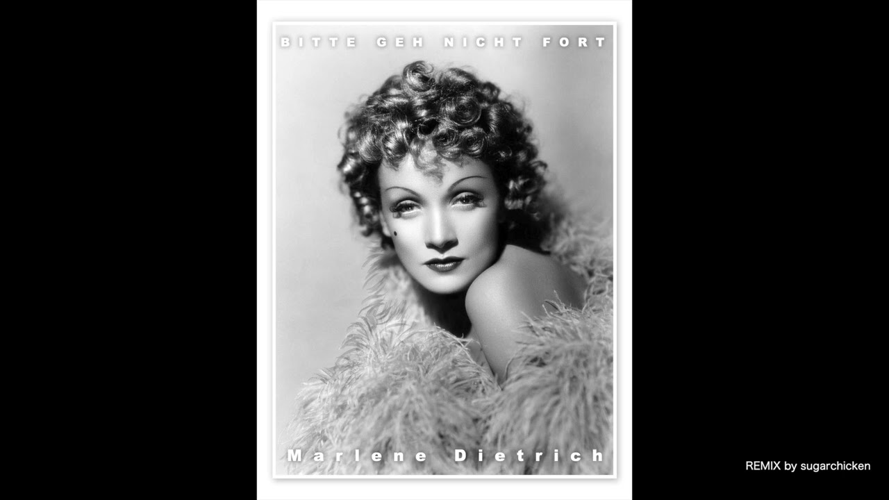 Marlene Dietrich - Bitte geh nicht fort Deephouse REMIX