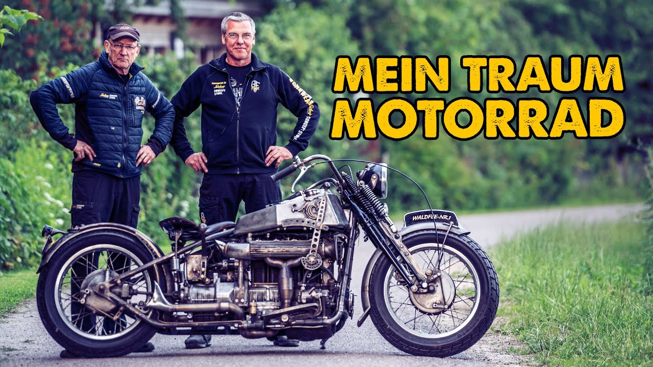 Traummotorrad mit Automotor | Die legendäre Waldfee - keine Münch Mammut | Andis Funktionspunk