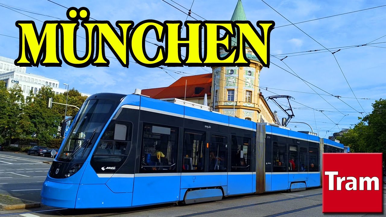 Stra&szlig;enbahn in M&uuml;nchen 🇩🇪