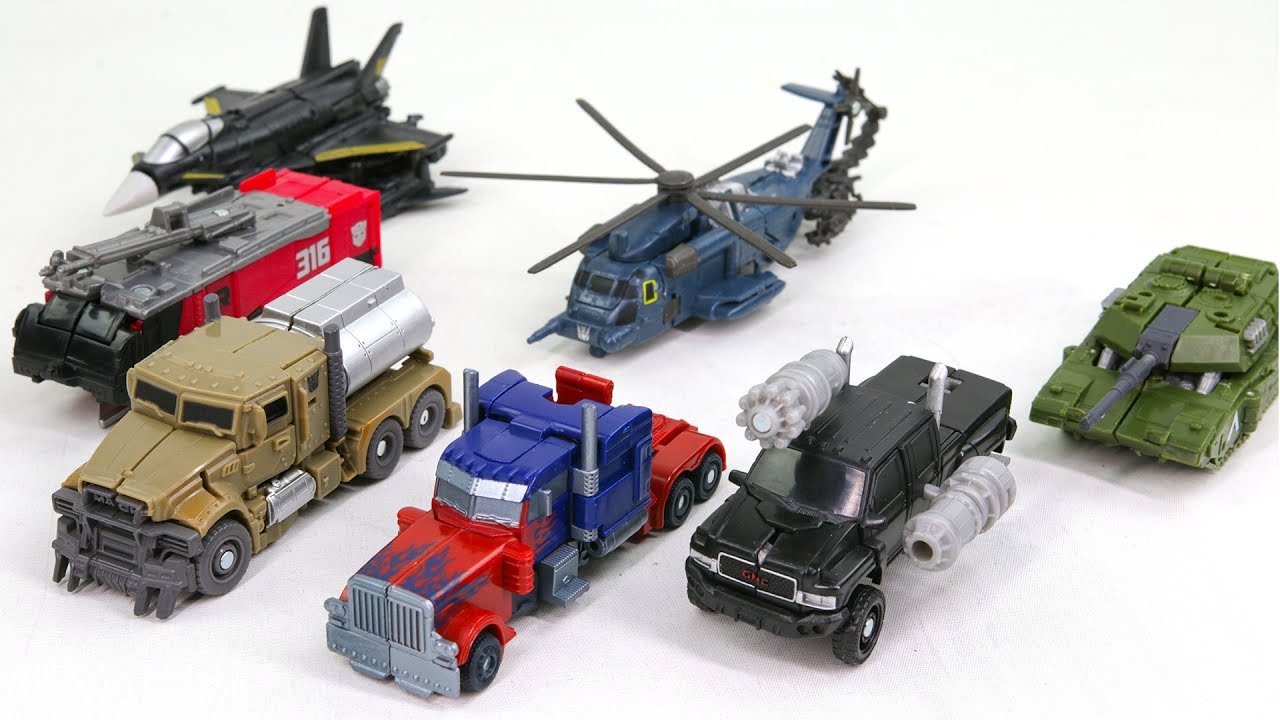 Transformers Mini Optimus Prime Megatron Sentinal Ironhide Blackout Hatchet Guzzle Robot Car Toys