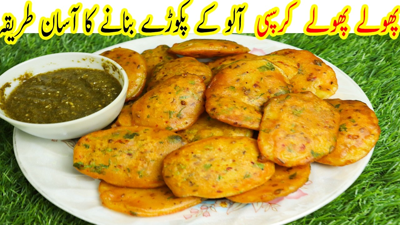 Crispy Aloo Pakora Recipe | Aloo Pakora Banane Ka Tarika  | Ramzan Iftar Aloo Ke Snacks