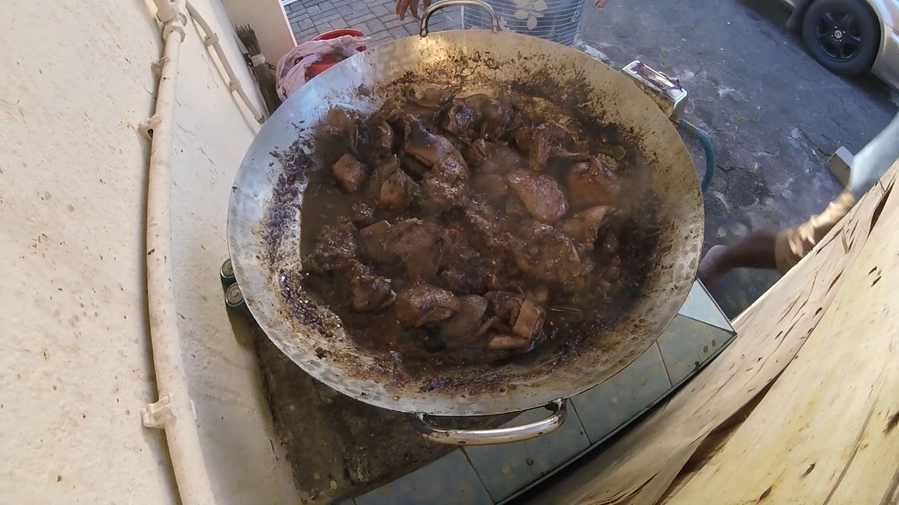 Recette de Tangue de L'île Maurice.來自毛里求斯的探戈食譜。