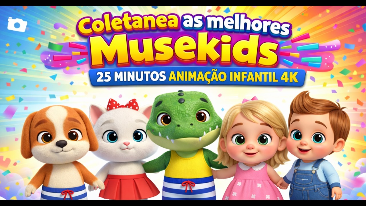 Musekids | Coletânea, as melhores Musekids, 25 minutos (animaçao infantil 4k)