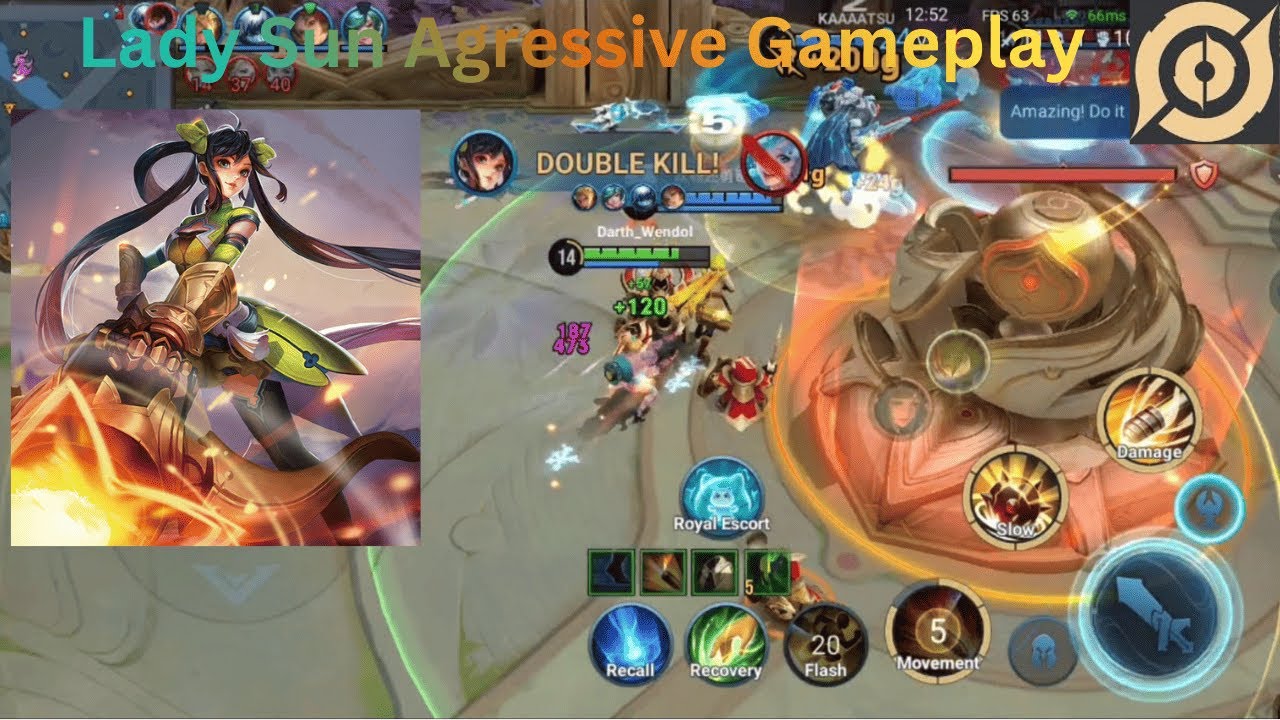 AGRESSIVE LADY SUN! 🔫 How to Carry from Minute 1 (SSS MVP Gameplay)