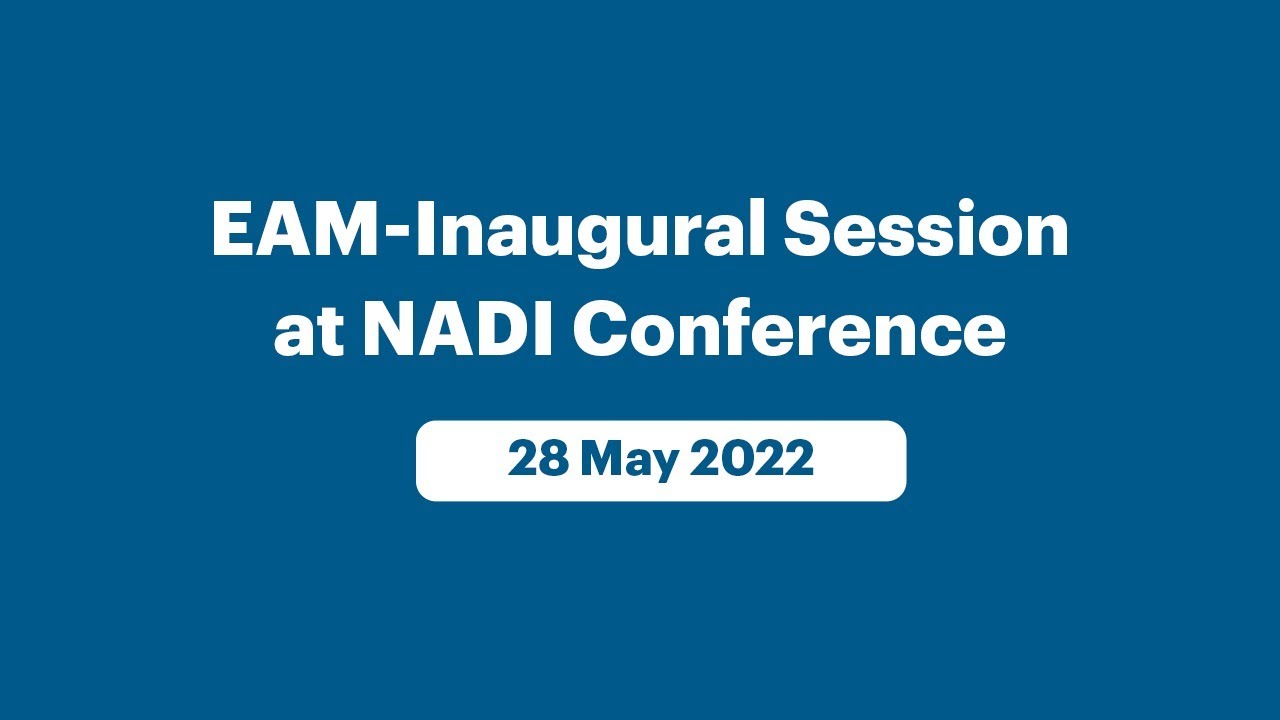 EAM-Inaugural Session at NADI Conference (May 28, 2022)