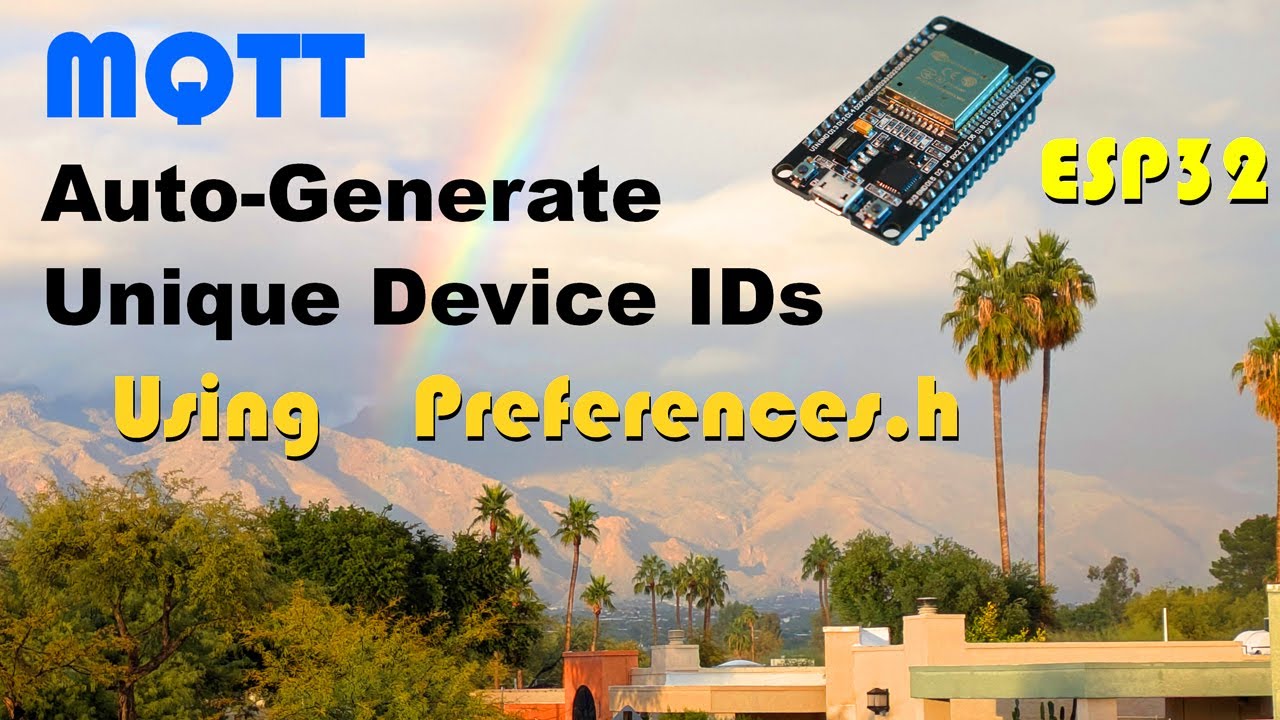 MQTT💬 Уникальный идентификатор устройства ESP32 с файлом Preferences.h