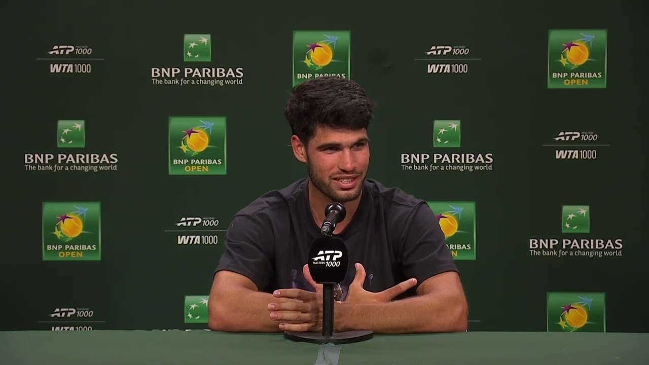«Даниил полностью заслужил победу» | Карлос Алькарас | Полуфинал | BNP Paribas Open