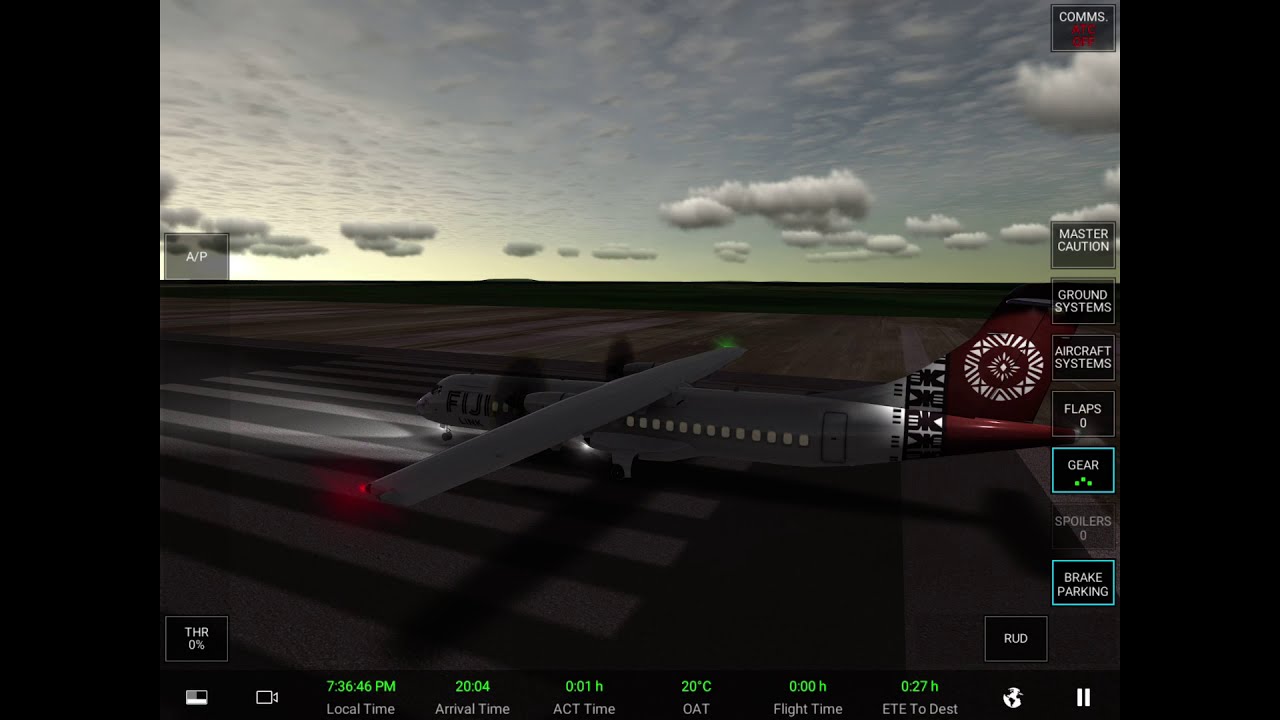 Fiji Airways ATR72-600 Nadi to Suva