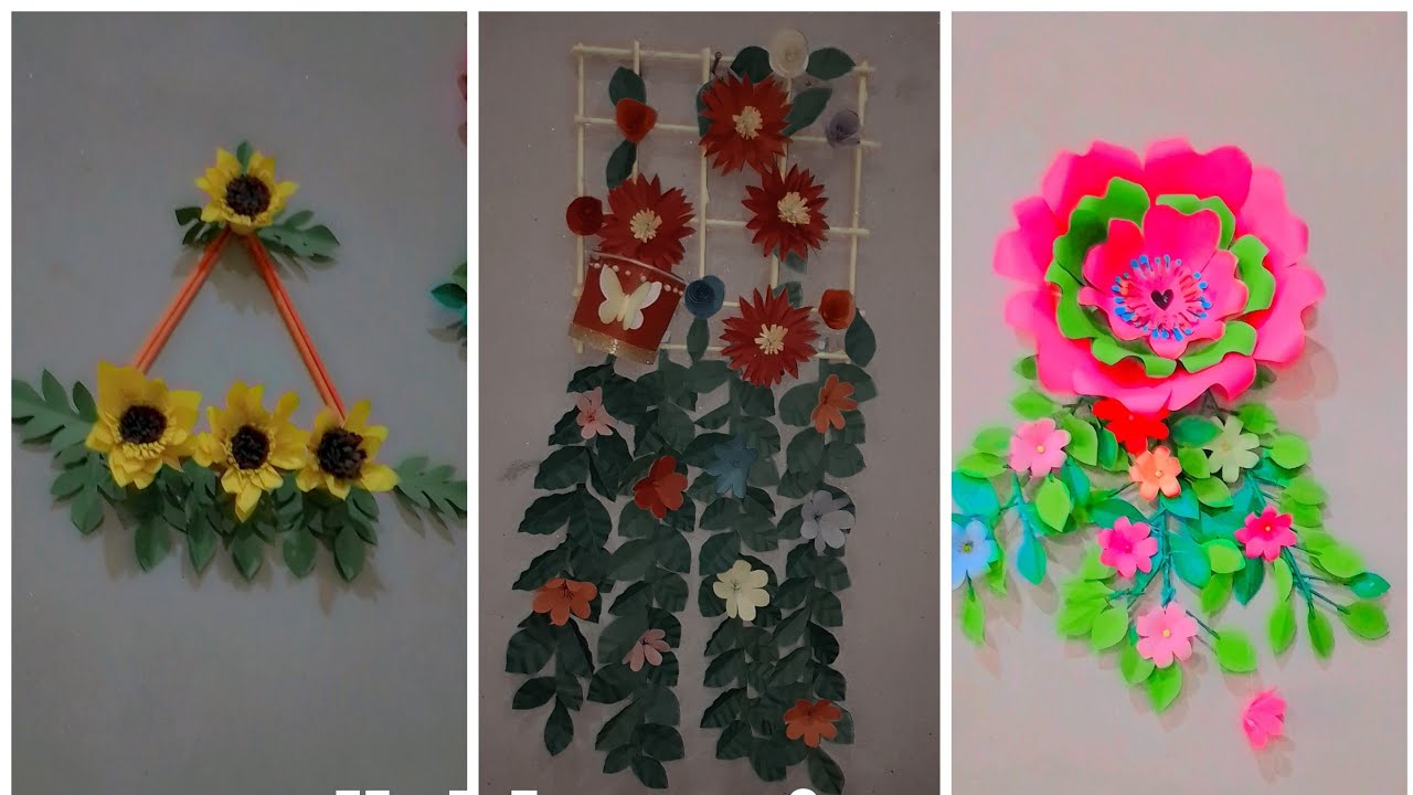 Wallmate/Paper Wall Hanging/ Wall Decorations Craft Ideas By Alizay Crafts/ Room Decorations